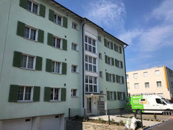 Algenmann Schweiz - Haus in Wil SG - Fassadenreinigung mit 5 Jahren Garantie